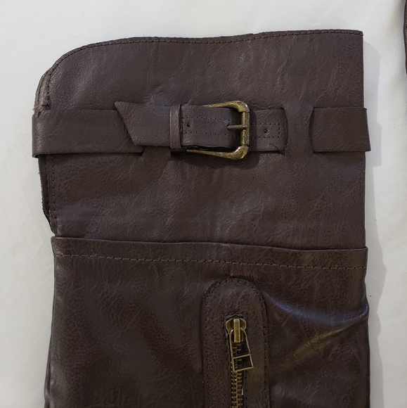 American Rag Tall Brown Buckle Boots Size 6M - Picture 4 of 8